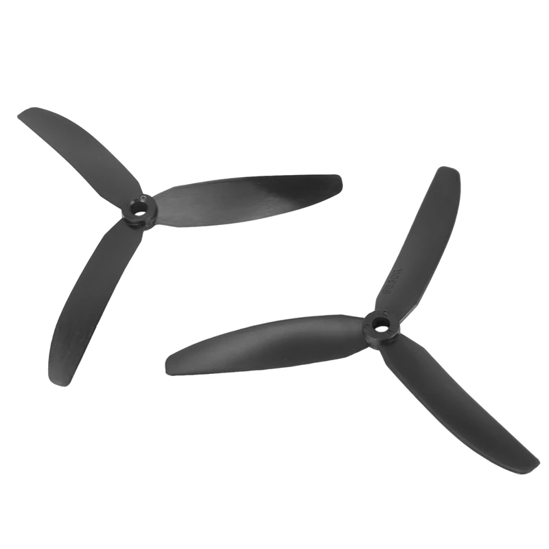 4 Pair 5030 3-Blades Direct Drive Propeller Prop CW/CCW For RC Airplane Aircraft (Black)