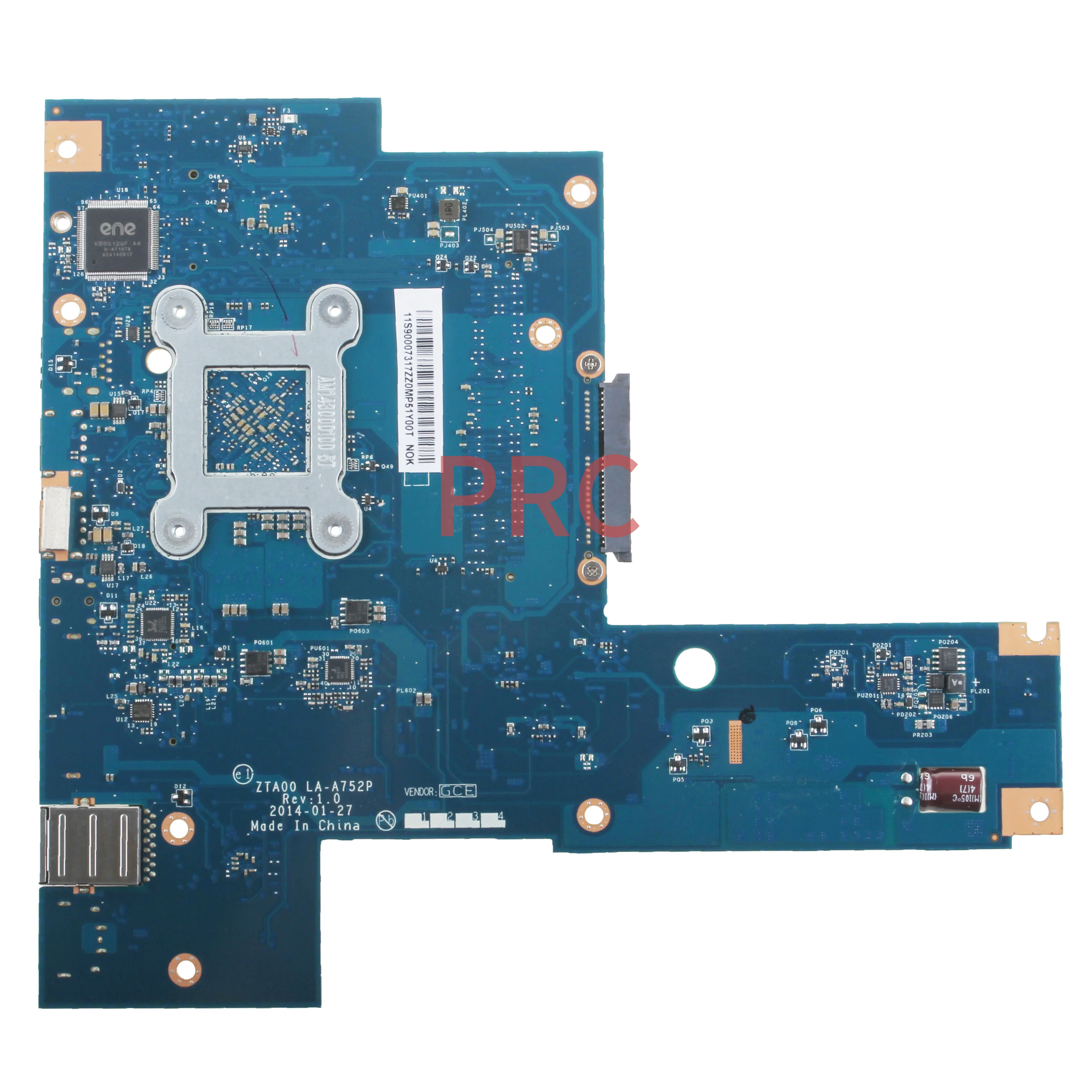 For LENOVO Ideapad N300 Laptop Motherboard LA-A752P J1900 DDR3 Notebook Mainboard Full Tested Well