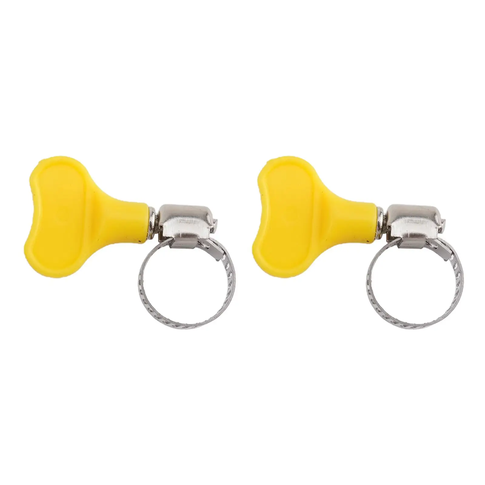 10-шт-регулируемых-хомутов-для-шлангов-с-желтой-пластиковой-ручкой-10-38-мм-легко-устанавливаются-без-использования-специальных-инструментов