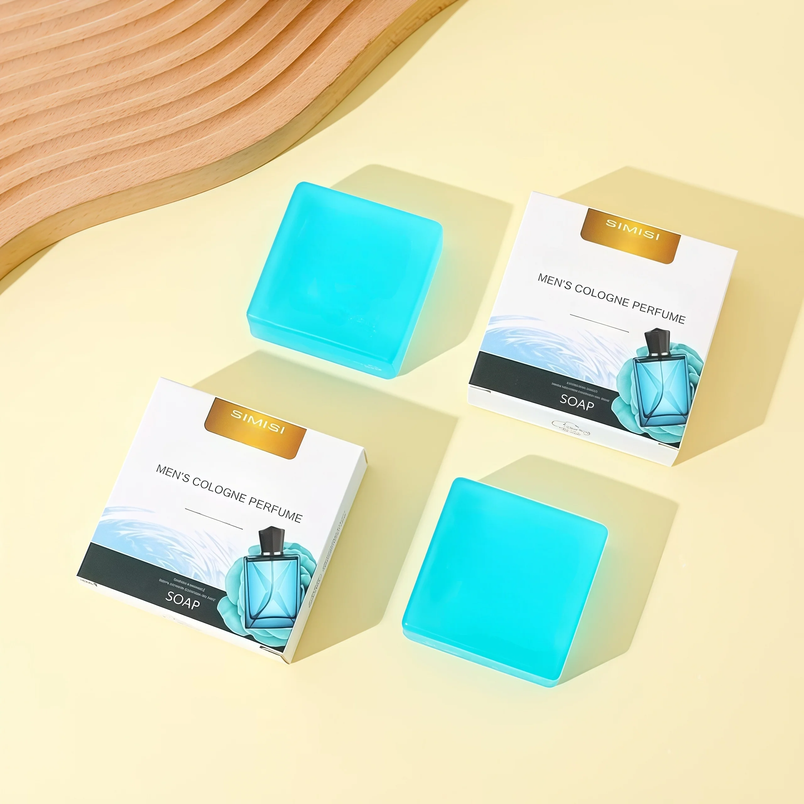 1/2Pc lassic Cologne Bath Soap Refreshing Oil Control Soothing Skin Household Men Care Soap Daily Skin Care Moisturizing Soap75G view 5