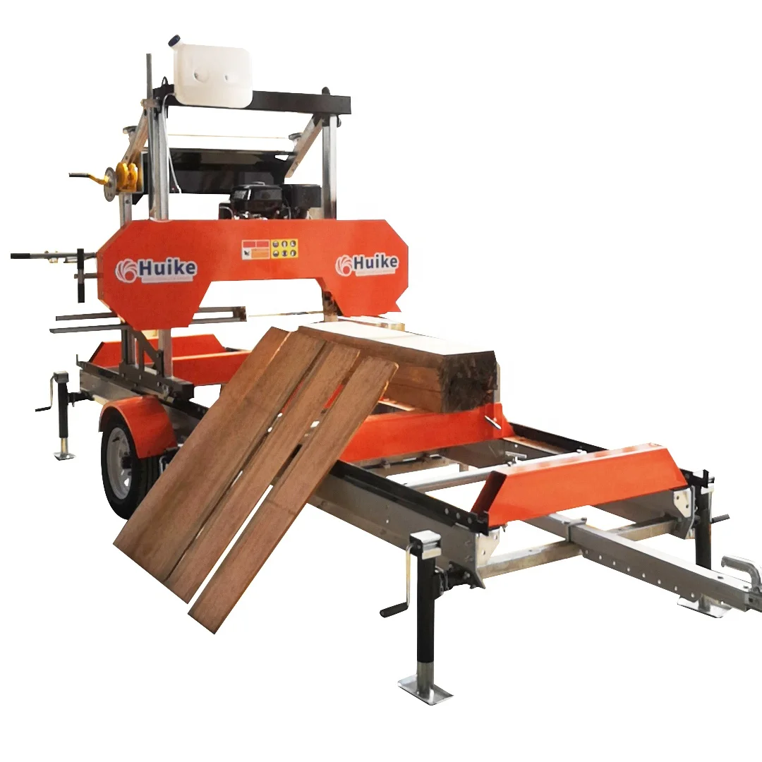 Hot Sale Huike Portable Sawmill Wood Band Saw Mill