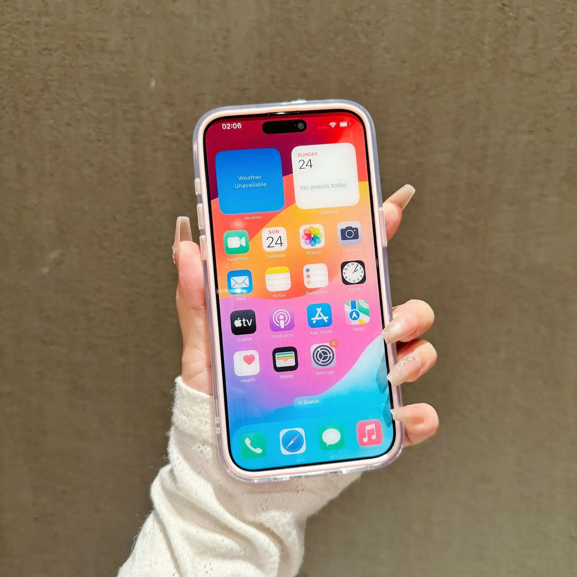 Hülle für iPhone 17 Pro Transparentes Acryl Anti-Drop Drei-in-Eins, für 15 Schutzhülle – Detail 15