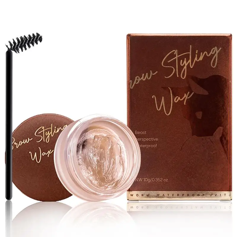 Sobrancelha Styling Gel com escova, pomada transparente, sobrancelhas Sabão, Fixer de cera, Sobrancelha Cosméticos, Make Up