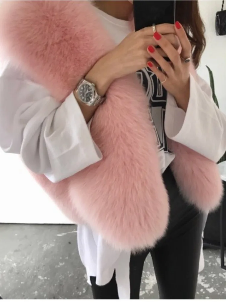 Slimming  Fur Jacket Women's Korean Style Outerwear Soft Medium Thickness Spring Autumn Winter Seasonal Casual Streetwear