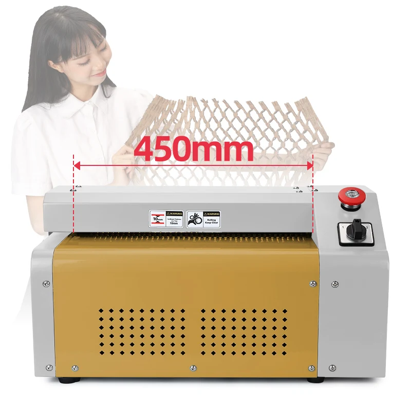 

Customizable Recycling Carton Board Recycle Box Paper Perforator Cardboard Shredder 450mm