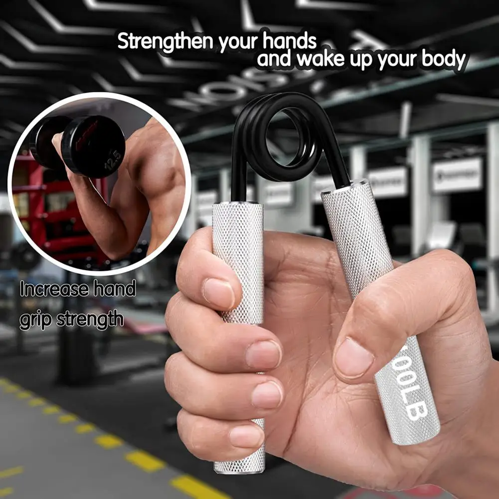 Men Grip Strength Trainer Non-slip 200LB Resistance Muscle Recovery Heavy-Duty Hand Gripper Finger Forearm Trainer