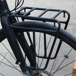 Bicycle Front Fork Luggage Bracket Road Bike Front Cargo Rack Adjustable mountain Bike Side Mount Bag Stand Cycling Accessories