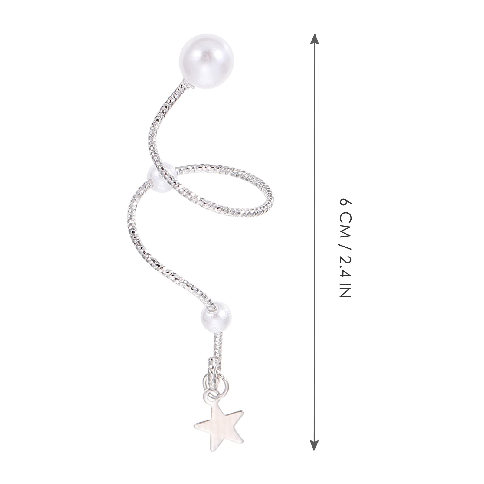 

3Pcs Nail Chain Pearl Studs Durable DIY Manicure Jewelry Shiny Fingernail Decoration Supplies Nail Art Studs Fingernail Pendant