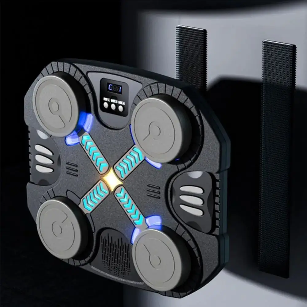 Bluetooth Connection Smart Music Boxing Machine Wall Mounted 5 Speed Adjustable Reaction Training Equipment Noise Reduction