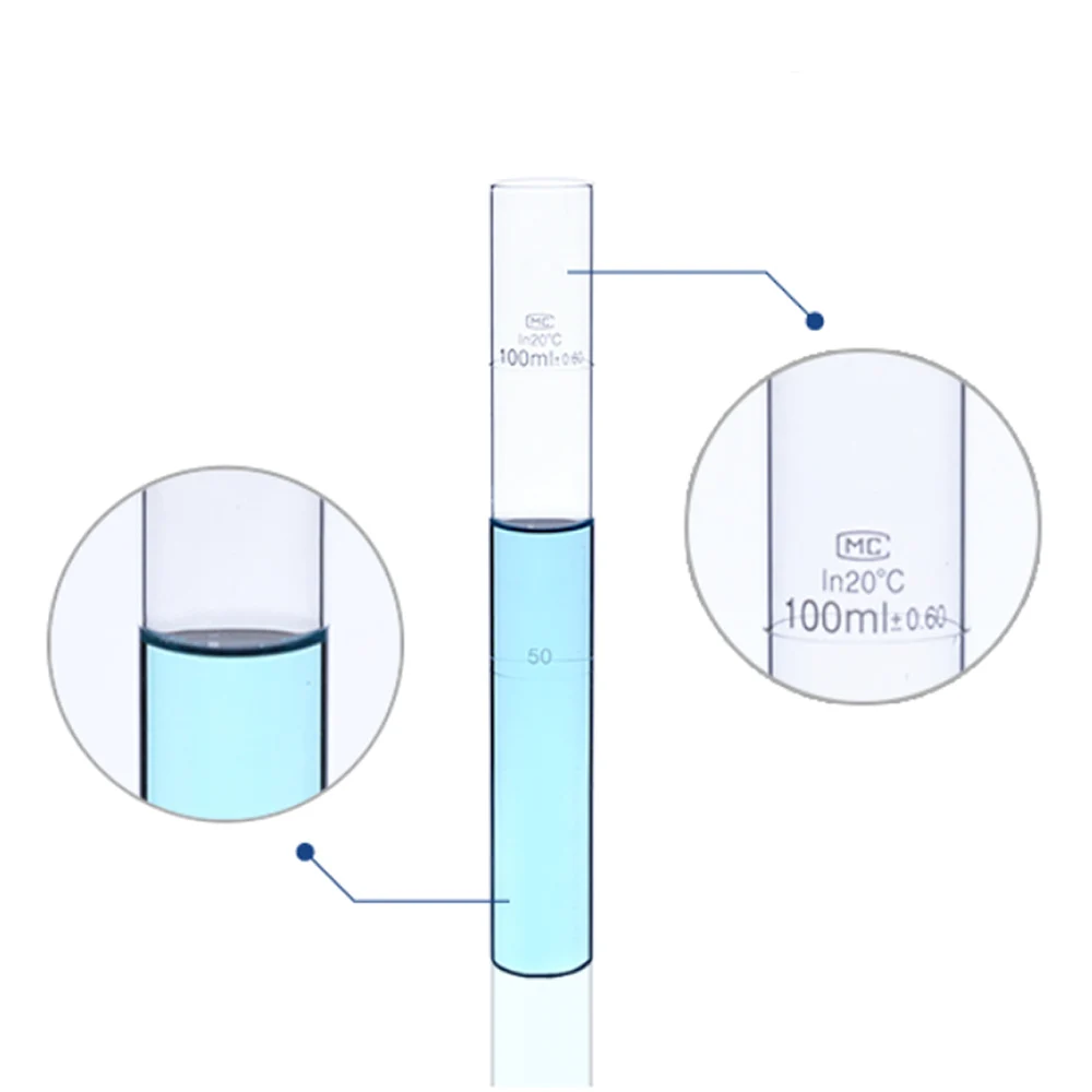 Nessler glass colorimetric tube 10-100ml chemical experiment instrument Colorimetric analysis Concentration measurement