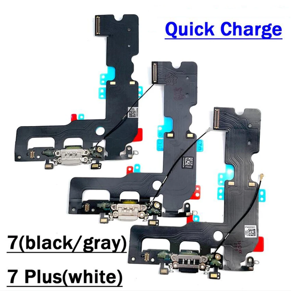 Fast Charger USB Dock Charging Dock Port Board With Mic Microphone Flex Cable For Iphone 7 Plus / 7 Charging Board Module