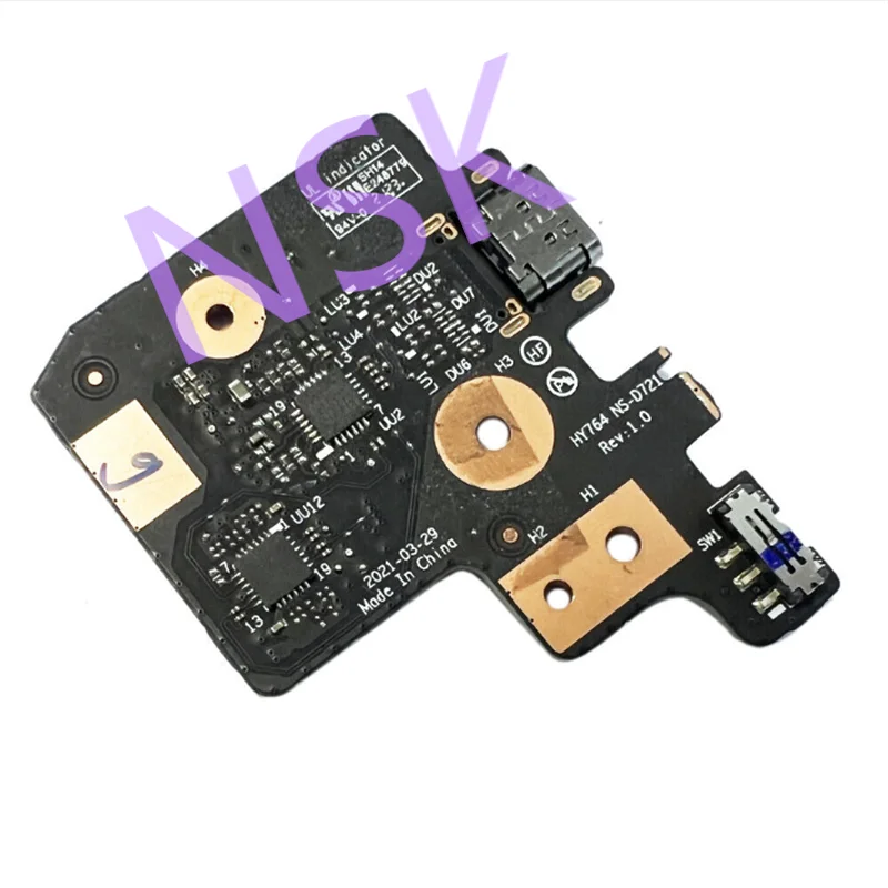 

Original FOR USB Board Fits FOR Lenovo HY764 Legion 7-16ACHg6 82N6 5C50S25191 NS-D721 5C50S2523 NS-D561 100% TESED OK