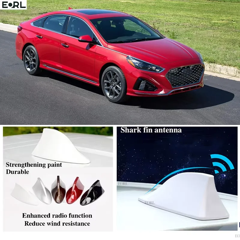 

For Hyundai Sonata Shark Fin Antenna FM Signal Super Aerials Amplifier Waterproof Signal Amplifier FM/AM Radio Aerials