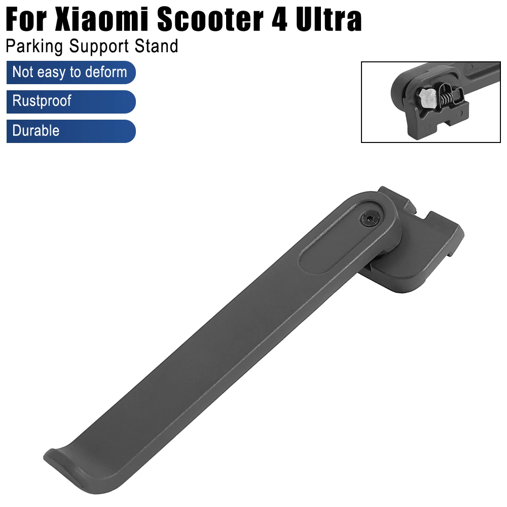 Parking Kickstand For Xiaomi 4 Ultra Electric Scooter Foot Support E-Scooter Tripod Side Support Spare Parts Stand Accessories