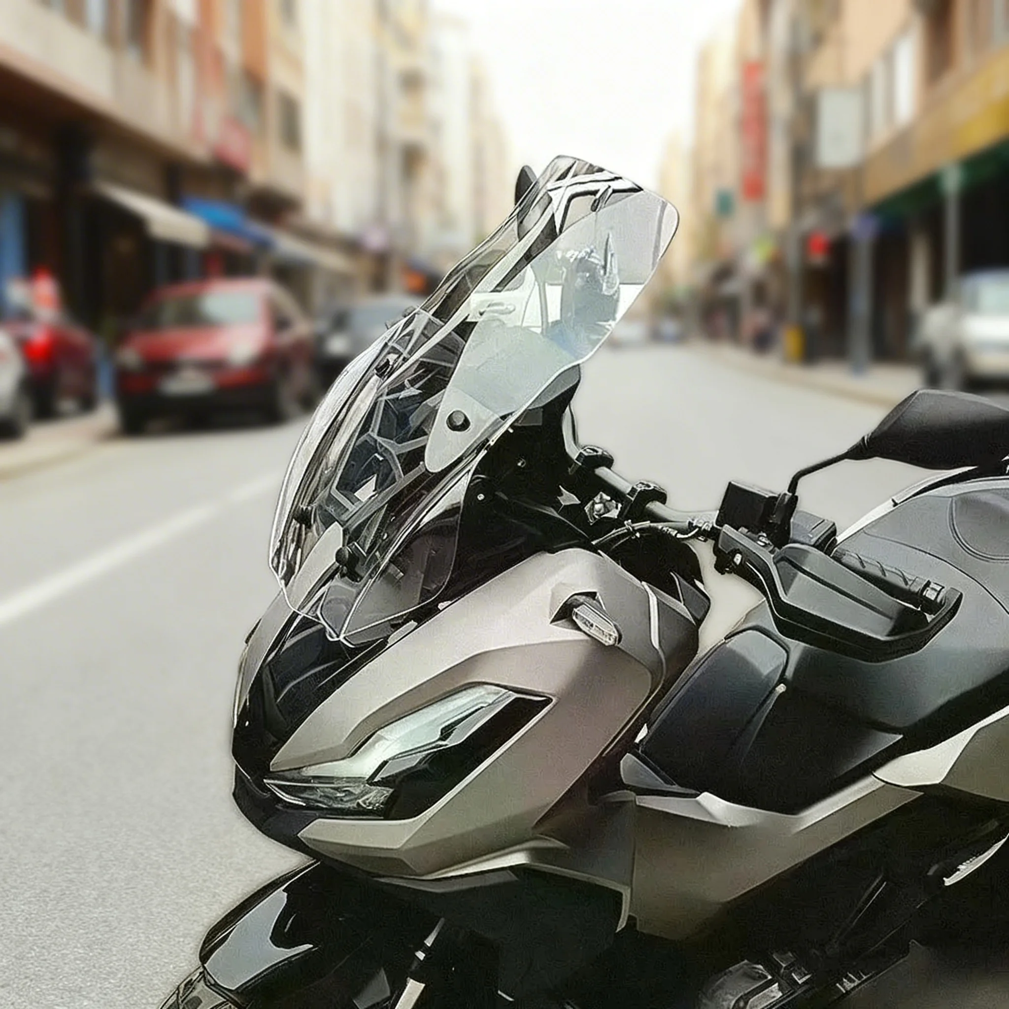 For 2022-2025 Honda ADV350 Motorcycle Windshield Heightened Modified Deflector Chest sun visor Windshield Accessories ADV350