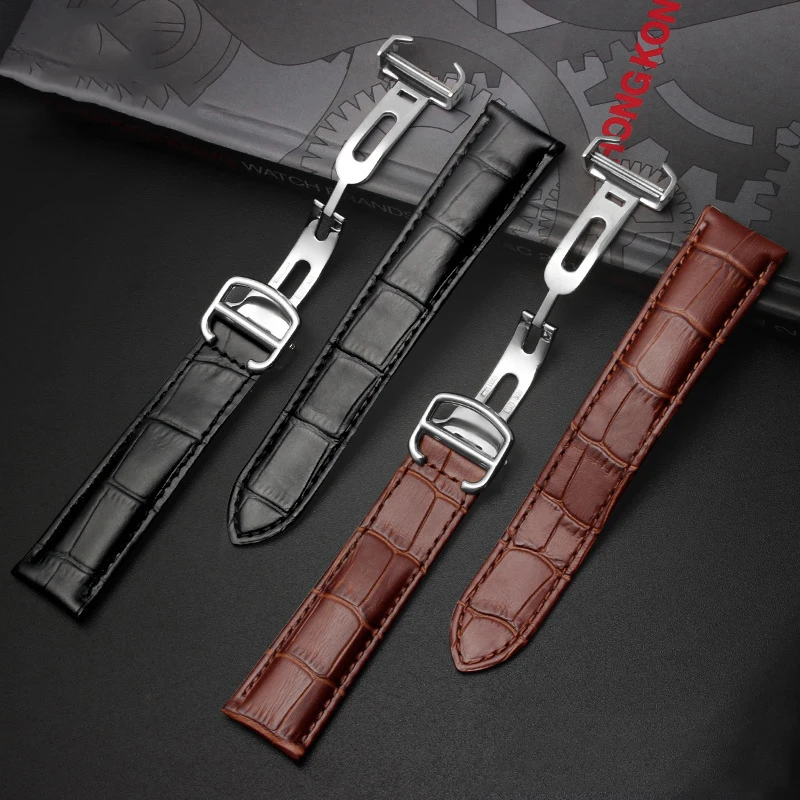 Fashion Bracelet Belt Genuine Leather Watch Strap For Cartier TANK DRIVE DE WSNM0004 W5200005 Watch Band Women Accessories 18mm