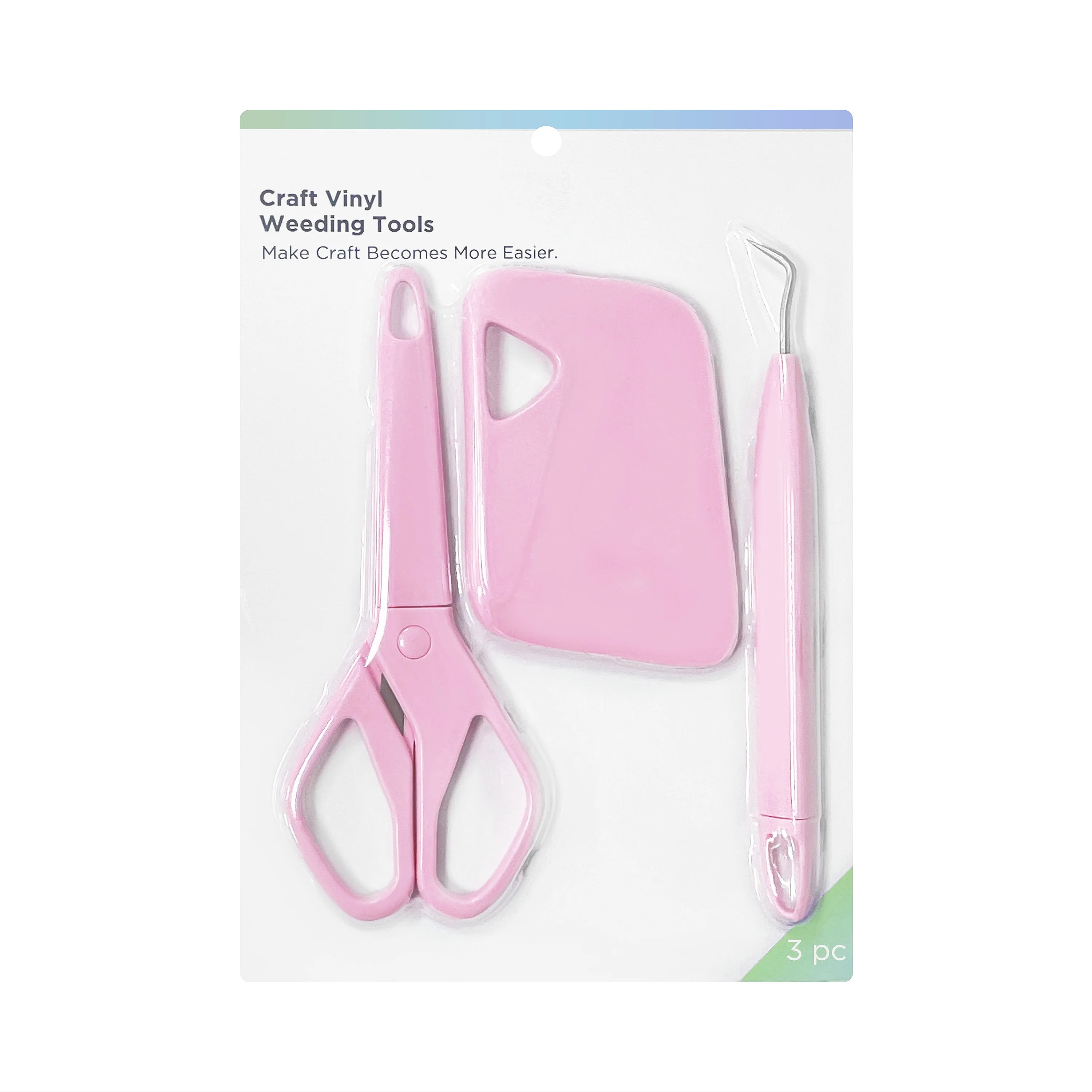 أدوات إزالة الأعشاب الضارة من الفولاذ المقاوم للصدأ باللون الوردي، مناسبة لإزالة الأعشاب الضارة من الكريكت والصور الظلية Siser & Oracal، لإزالة الأعشاب الضارة من الفينيل