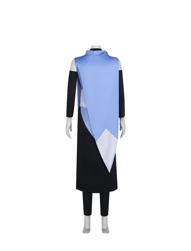 أزياء Sypha Belnades التأثيرية للنساء، سراويل علوية زرقاء تناسب فستان حفلات الهالوين التنكرية