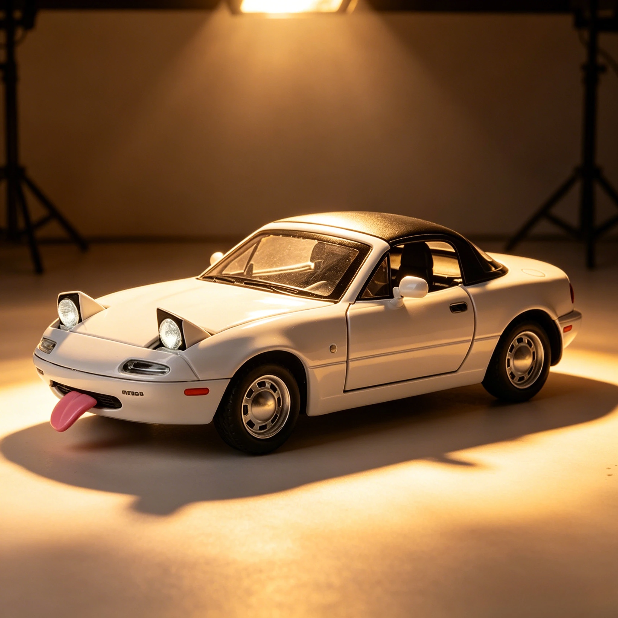 

1:24 MX-5 Roadster Toy Car Model Diecast Alloy Metal Miniature Vehicle Model Sound & Light Collection Gift