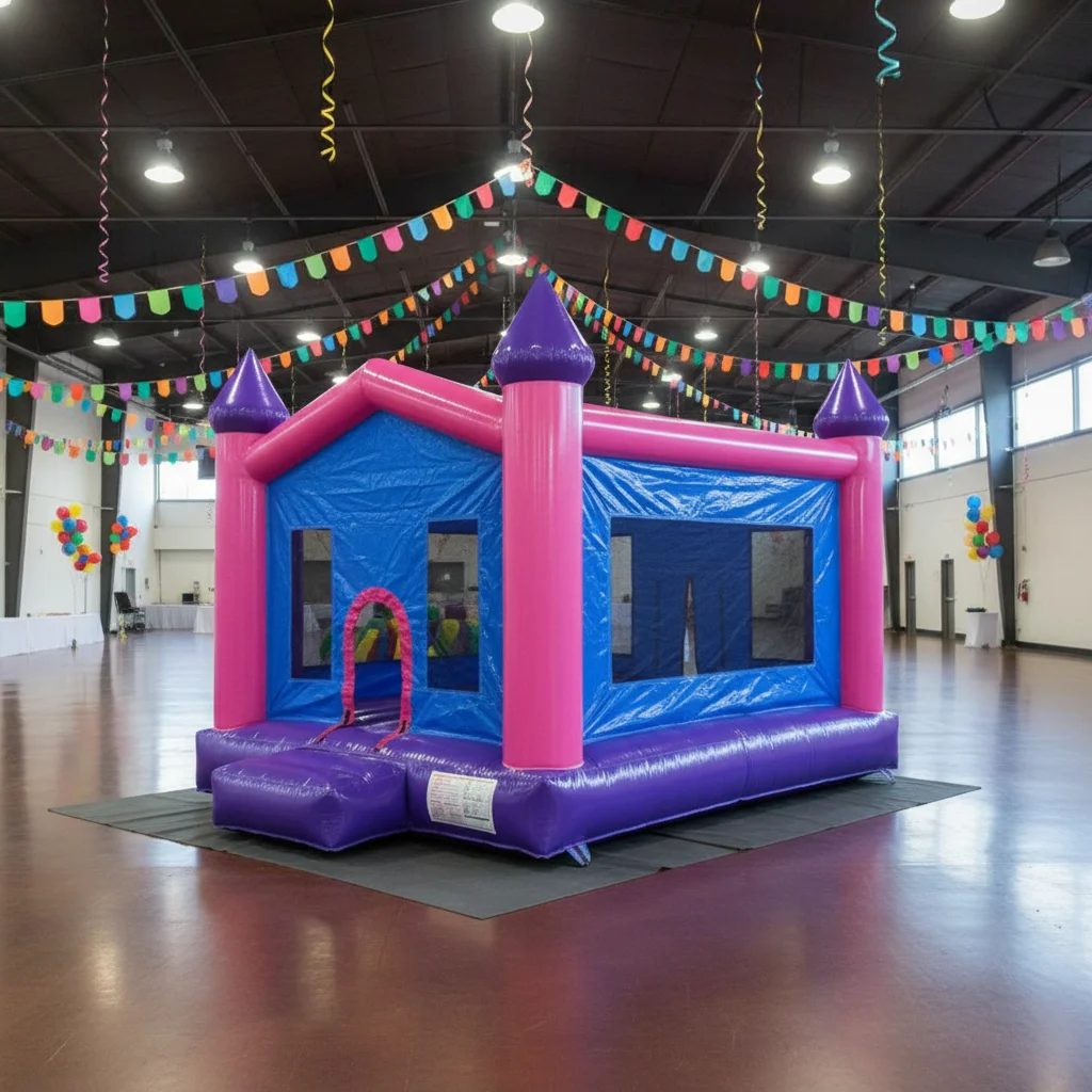 

Надувной батут-замок Mini PVC 4*4м для детей, надувное оборудование для развлечений в помещении