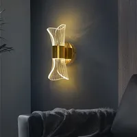 Nordic LED Wall Lamp Interior Lighting Home Bedroom Corridor Interior Living Room Bedside Decoration Luster Wall Sconces Light