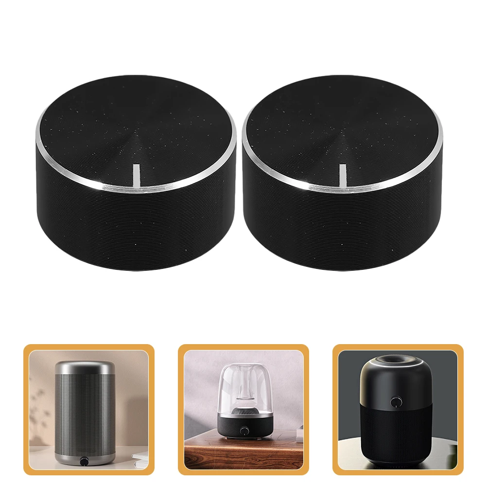 

10pcs Audio Adjustment Knobs Amplifier Volume Control Replacement Aluminum Alloy Compact Device Knob Easy