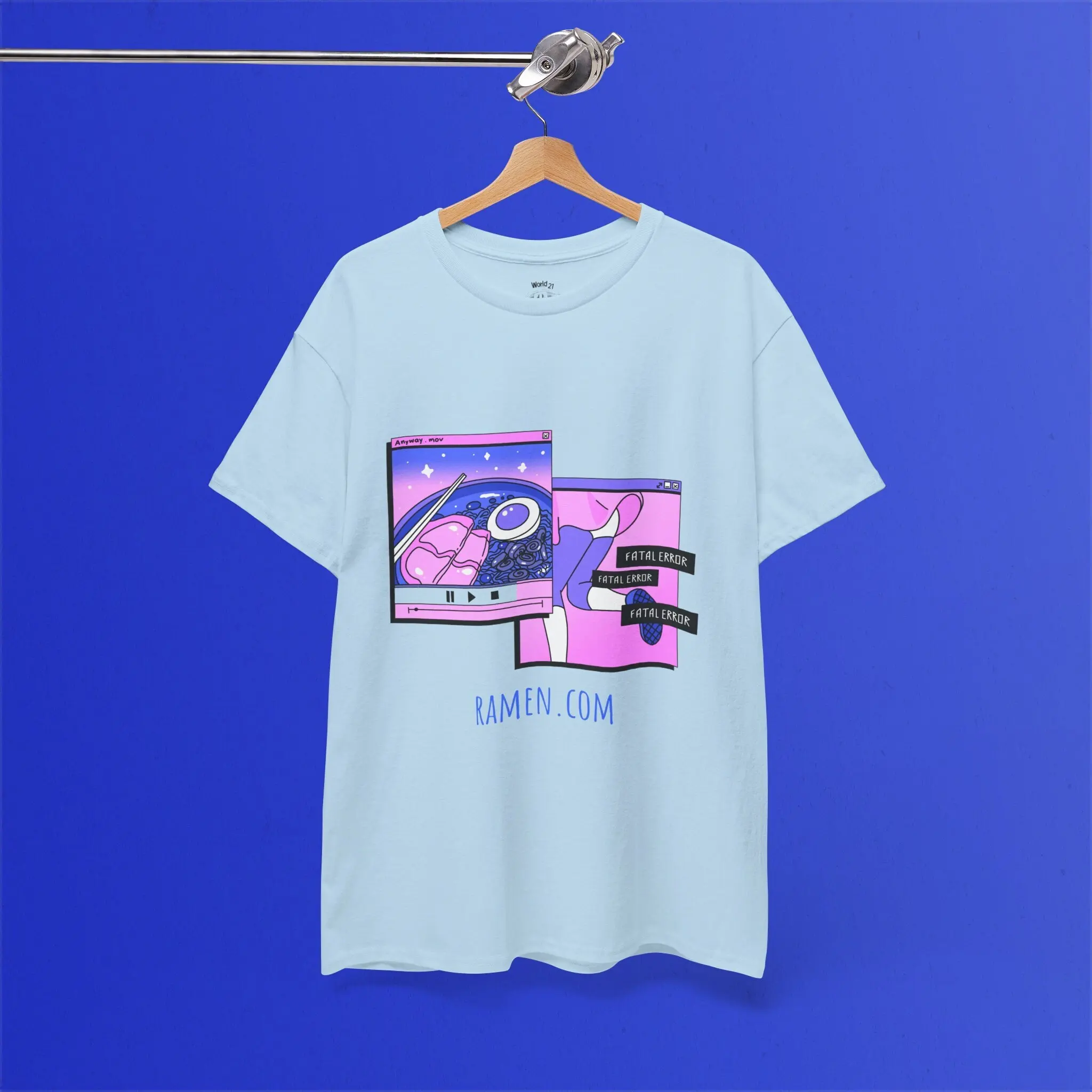 Kawaii Ramen Browser T-Shirt  Pastel Goth, Aesthetic Clothing, Ramen Shirt, Kawaii Clothes, Harajuku Clothing, Cute Shirt