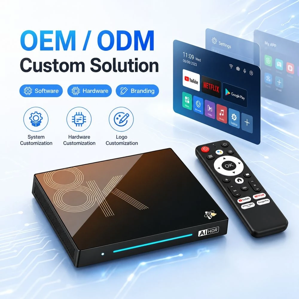 H96Max M9S Android 14 TV Box 4K AV1 Decoder 4K 120Hz WiFi 6 BT5.4 4GB/8GB 32GB/128GB