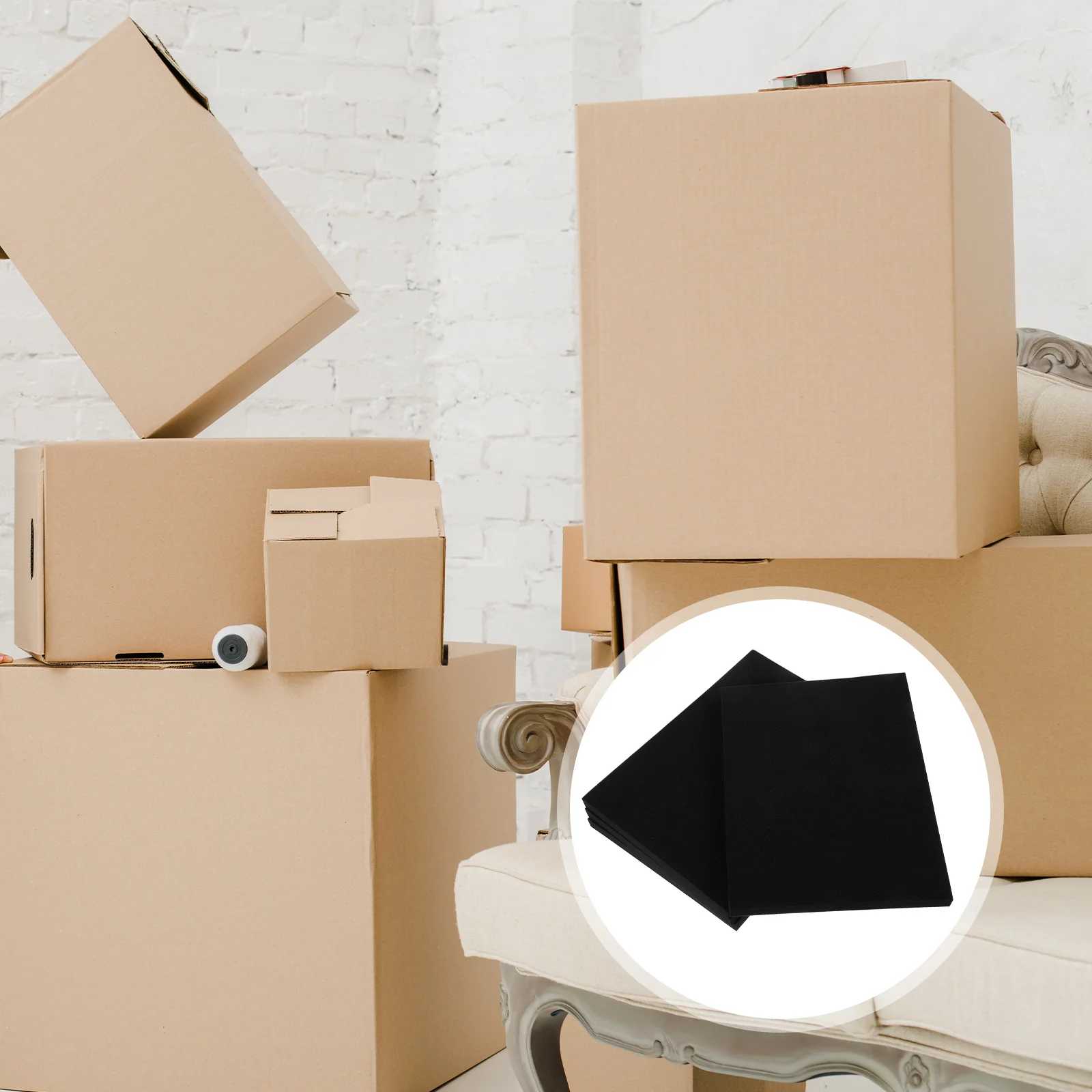 

4pcs Packaging Foam Padding Shockproof Anti-Vibration Protection For Ceramics Glass Electronics Sponge Lining Filler Craft Foam