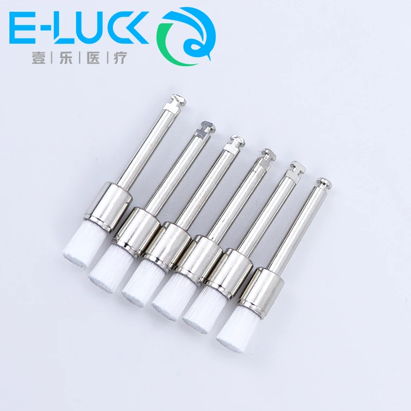 100pcs Dental Polishing Brushes Prophy Prophylaxis Brush RA Shank 2.35mm Disposable Dentistry Materials