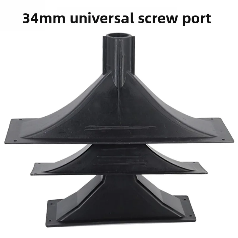 1pcs 10 12 15 18 inch Stage Sound System High Pitched Speaker Horn Shell Pull Rod Speaker Rectangular High Pitched Plastic Shell