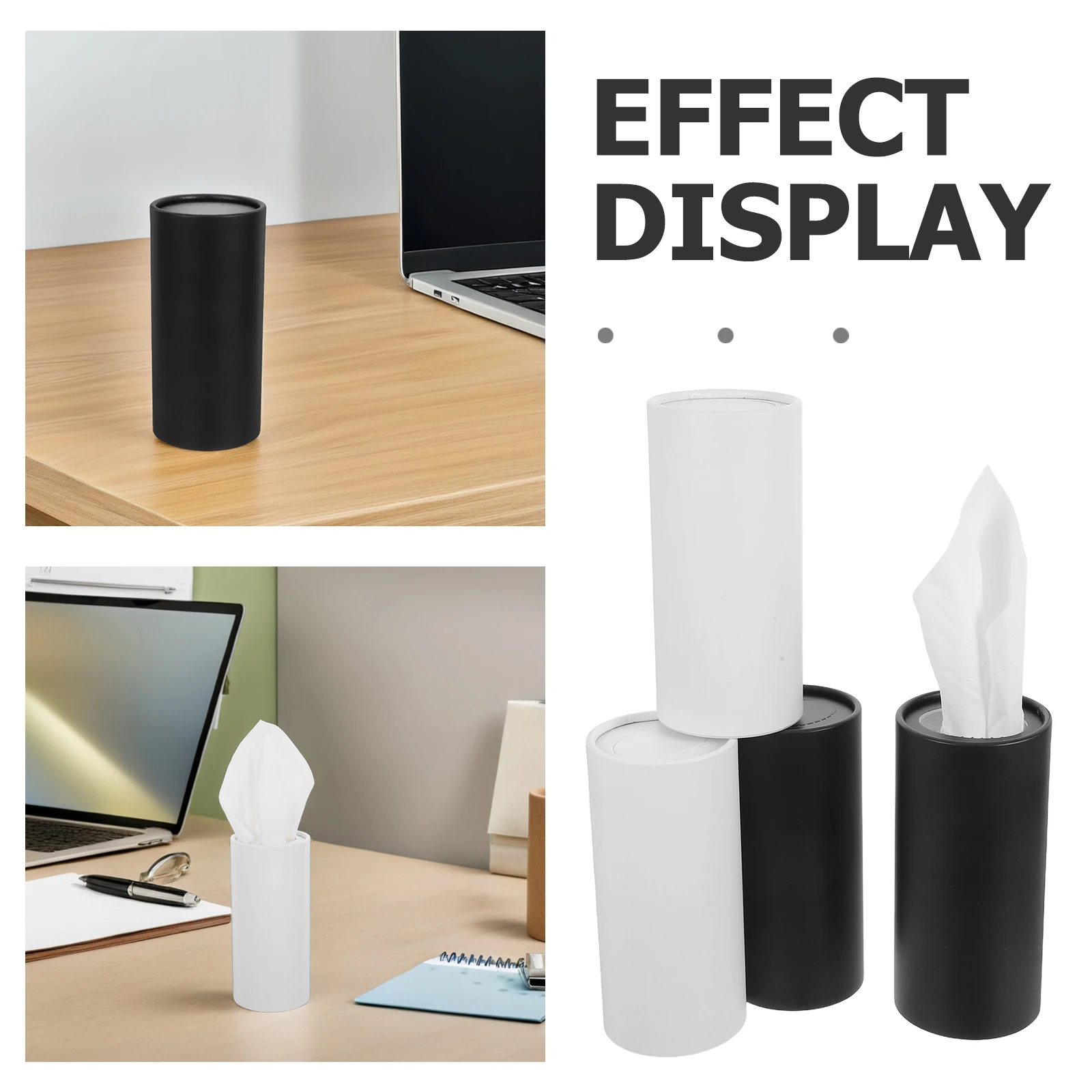 4 stücke Auto Tissue Zylinder Tragbare Nachfüllbare Servietten Halter Reise Weiche Papier Rolle Geschenk Box Runde Halter Multifunktions