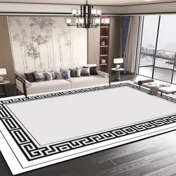 Simple Style Light Colored Carpet for Living Room 200x400cm Large Area Non-slip Rugs Room Decoration Home Soft Mats Customizable