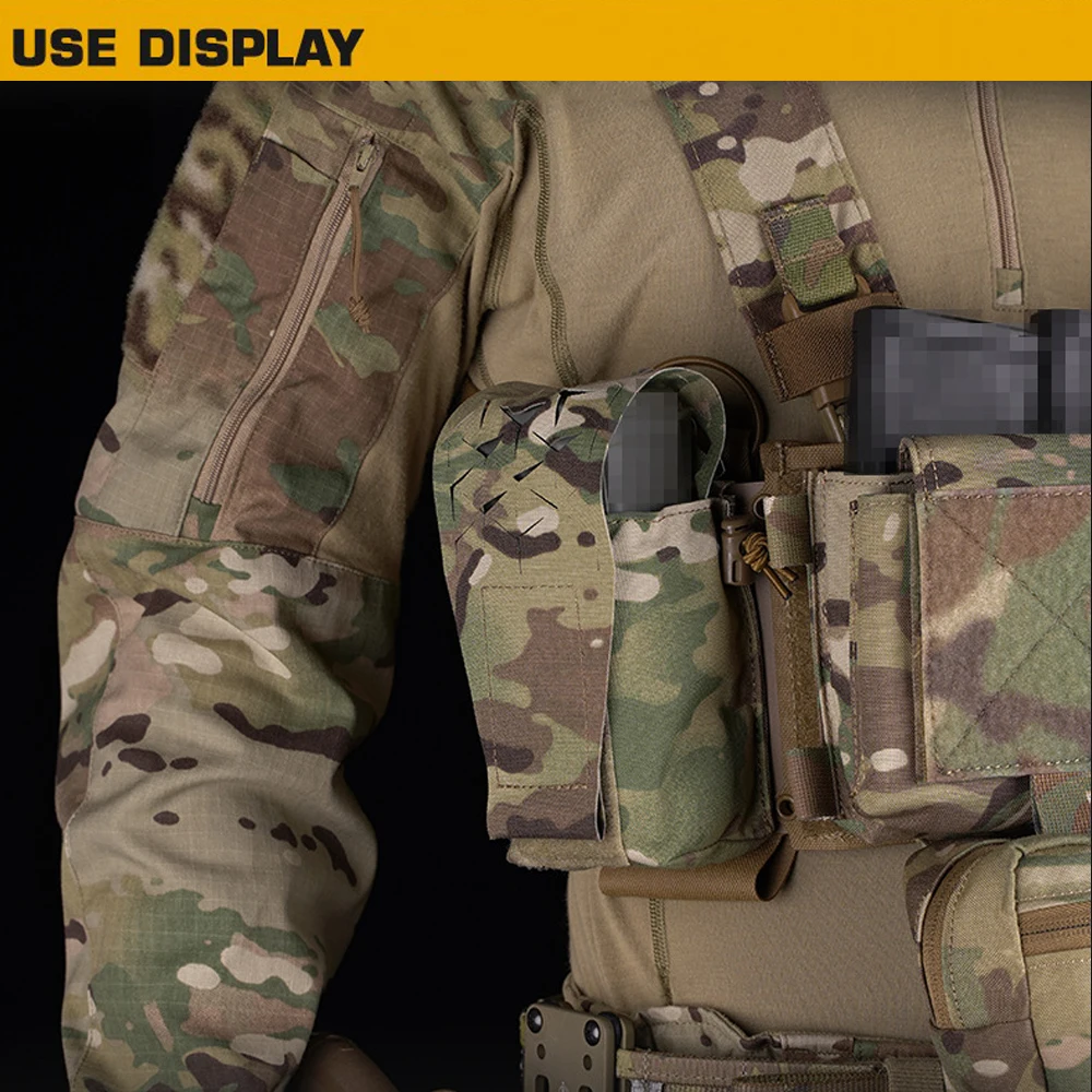 SPUD Tactical Pouch Chest Rig Hang Mag Pouches Outdoor Airsoft Hunting Vest Plate Carrier Molle Radio Bag Multipurpose