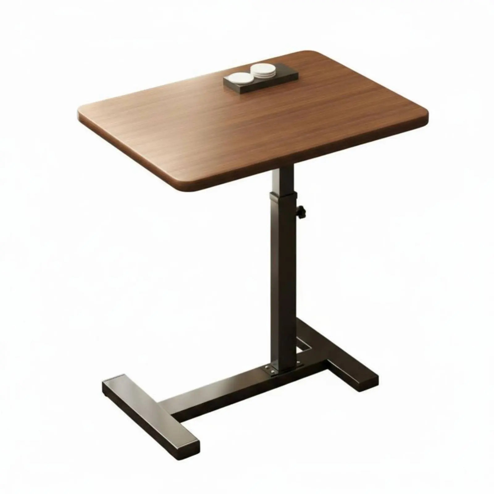 

Rolling C-Shaped Tray Table Height Adjustable Rolling C-Shaped Stand Movable with casters Foldable Design for Patients, Bedroom