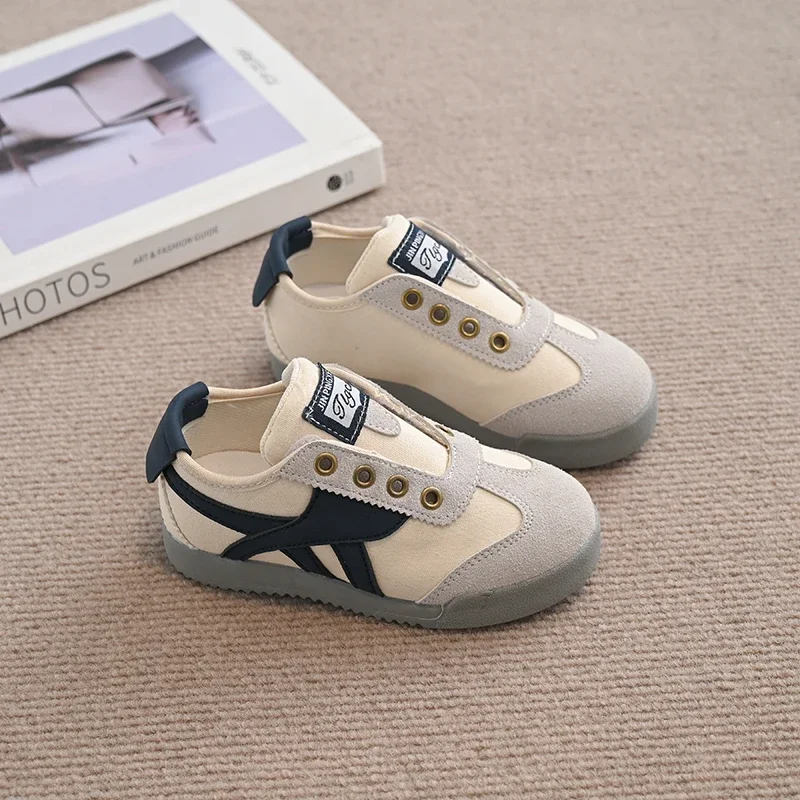 

Весна 202, детская парусиновая обувь, новый стиль для мальчиков и девочек, удобные повседневные туфли на мягкой подошве, туфли Форрест Гамп