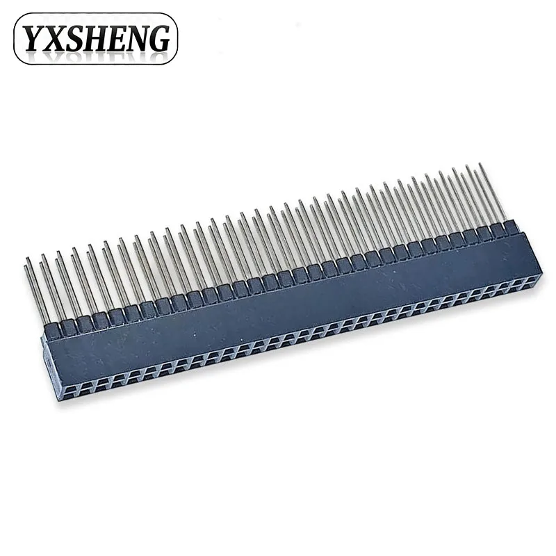 1PCS PC104 2.54mm 2x10P/20P/32P/40 Pin Female Stacking Header Connector Dual Row 2*10P 2*20P 2*32P 2*40P For Raspberry Pi 2