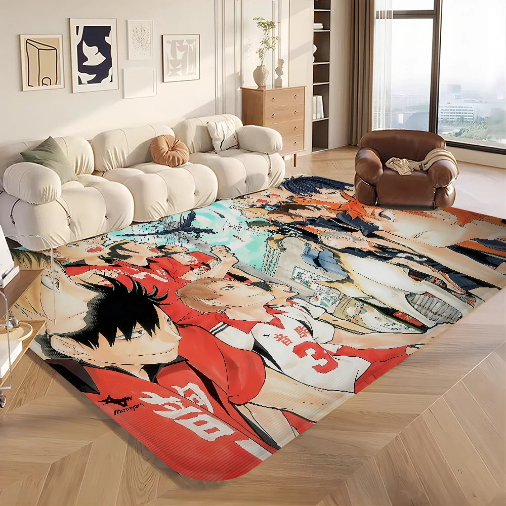 

H-Haikyuu Anime Floor Mat Rectangle Anti-slip Home Soft Badmat Front Door Indoor Outdoor Mat Hotel Decor Mat