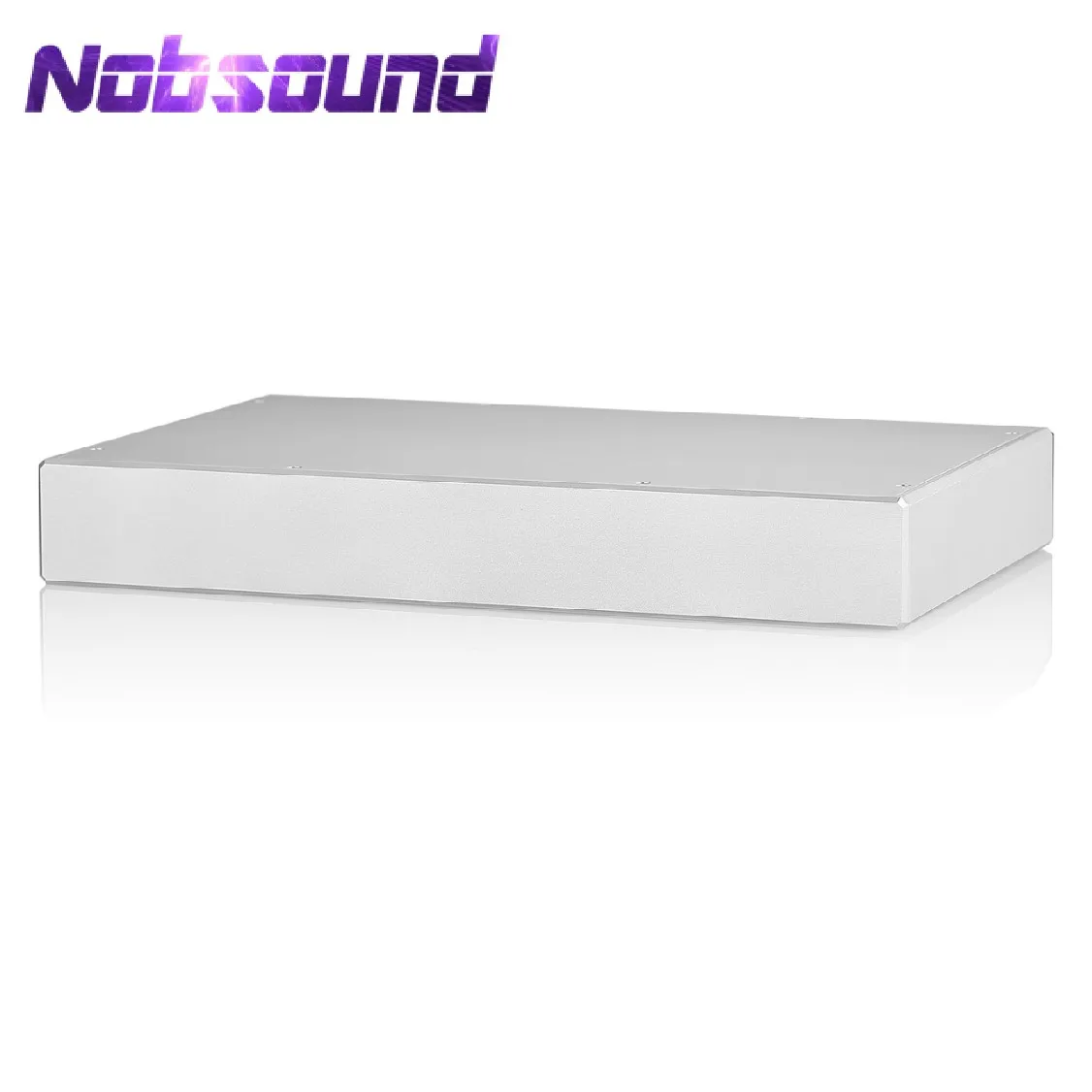 Douk Audio Nobsound Aluminium-Chassis, Metallgehäuse, Gehäuse für Verstärker/DAC/Vorverstärker, 372 x 241 x 55 mm