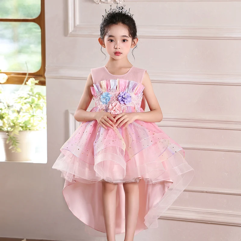 

Fashion Flower Girl Dresses for Weddings Sleeveless Lace Girls Dresses for Party and Wedding Summer Girls Party Dress 3-10 Years