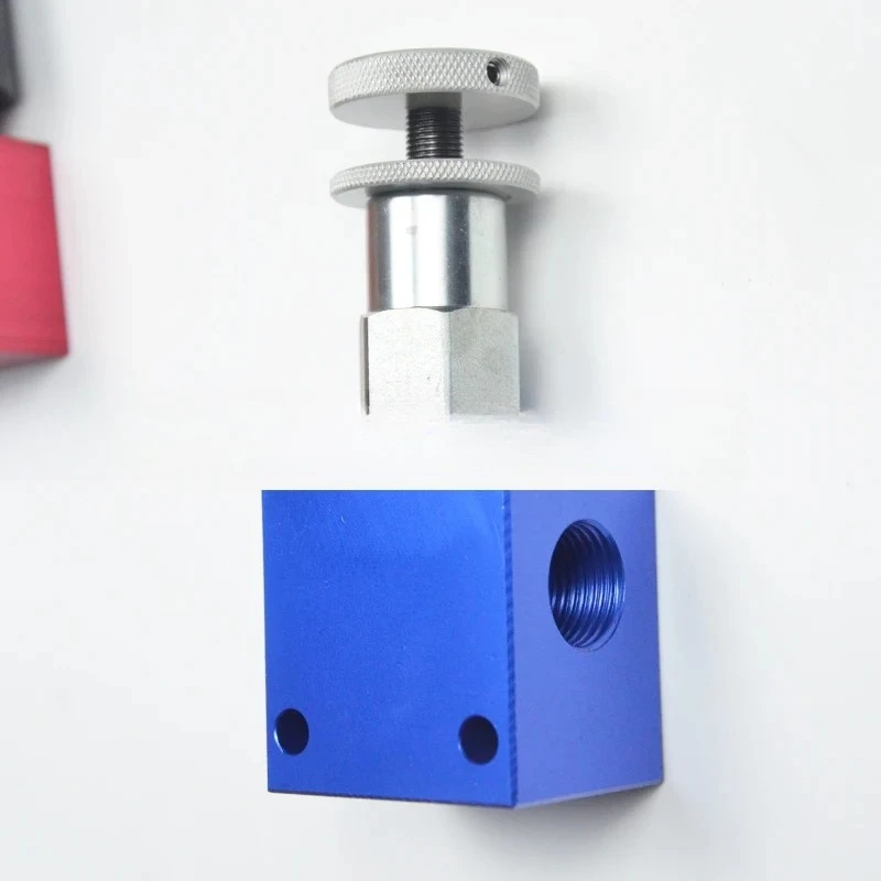 Hydraulic Pressure Regulator RV10-00 Direct Acting Large Handle Threaded Cartridge Relief Valve YF10-00