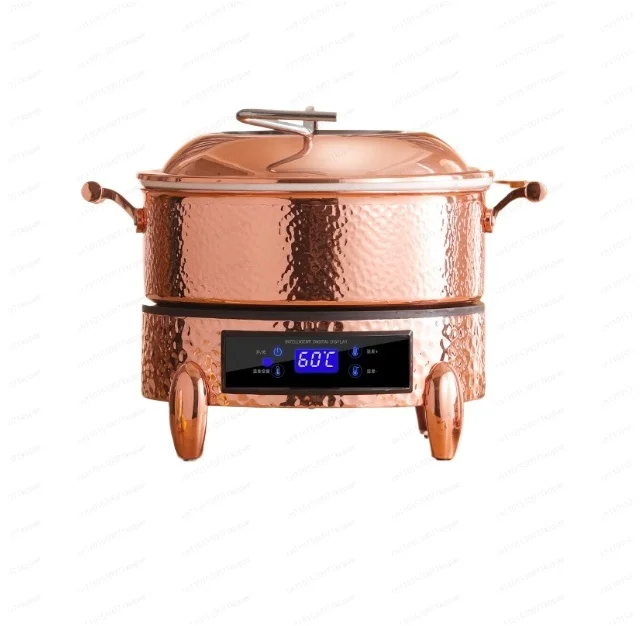 

5L 304 Buffet Heat Preservation Stove,Breakfast Stainless Steel Food Stove Heat Preservation Pot,Electric Heating Integrated Pot