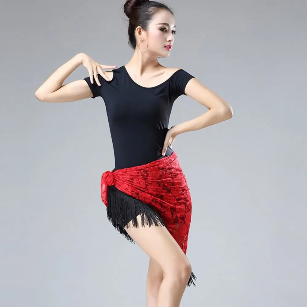 أزياء شرابة الرقص الشرقي وشاح الورك الدانتيل الأسود البوهيمي الخصر سلسلة روز المرأة حزام تنورة تظهر الأزياء #5