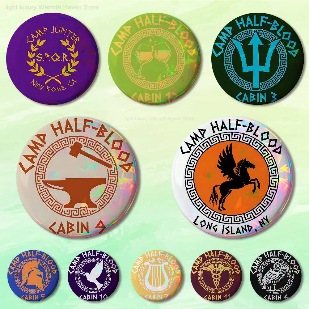 SPQR C-Camp H-Half-B-Bloods CHB 32mm 58mm 75mm 44mm 25mm Anime Badges Brooches DIY Pins Decorations Birthday Gifts