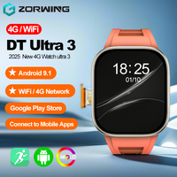 DT Ultra 3 Android 9.1 Smart Watch AMOLED Bluetooth Calls Men Women Sport Watches 4G SIM Card WiFi GPS 2GB+16GB Smartwatch 2025