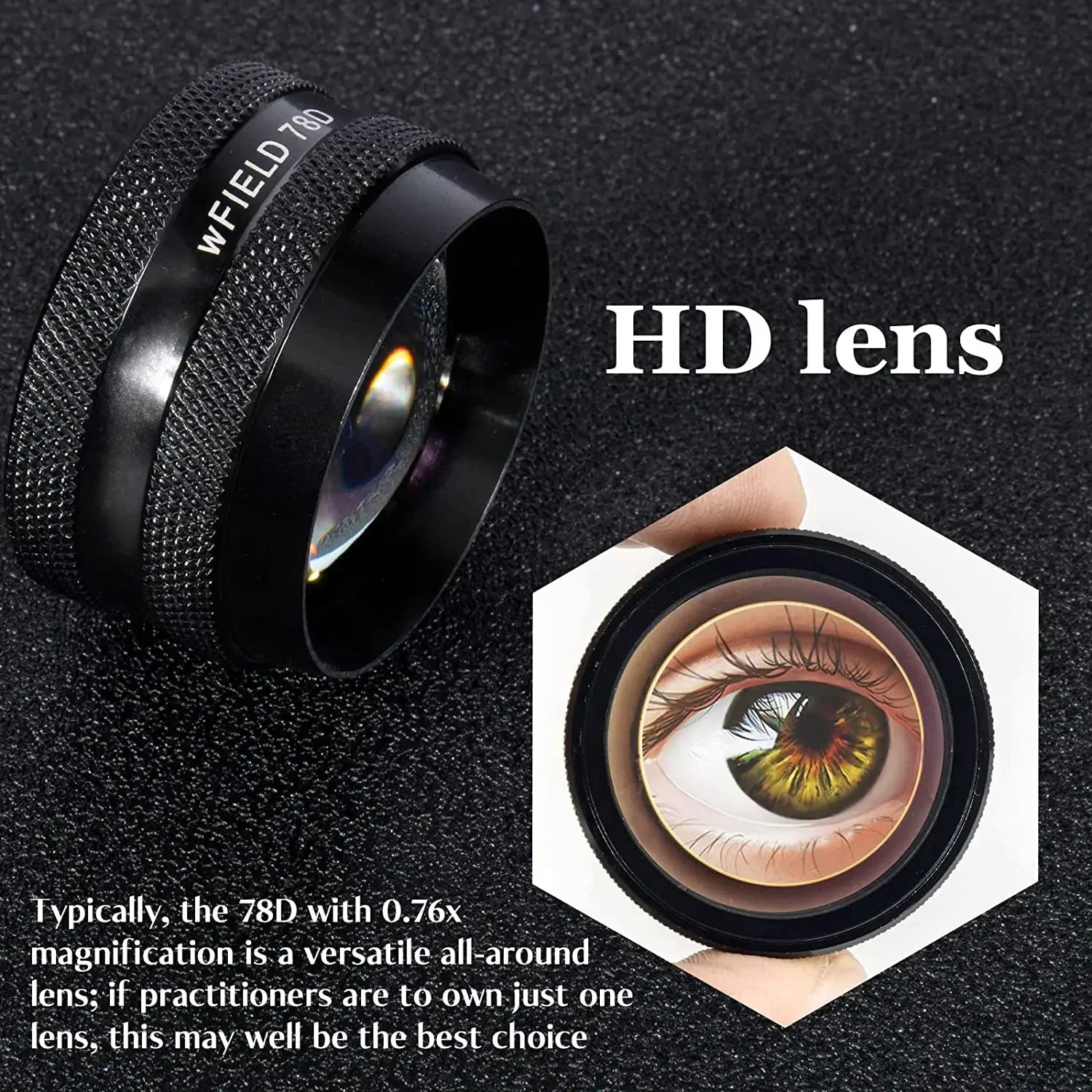 78D Double Aspheric Lens Ophthalmic Lens Indirect Ophthalmic Slit Lamp Lens - Image 3