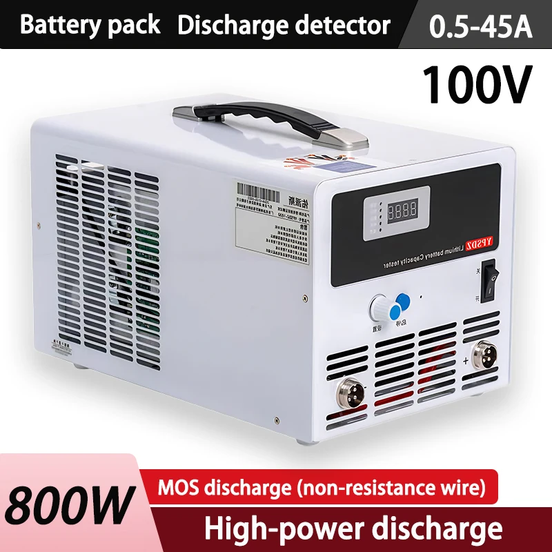 100V 45A lithium battery pack capacity tester, Battery pack current discharge detector, constant current electronic load