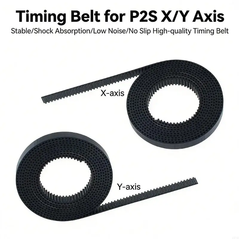  Pack Of 2 Precise PU 2GT Belts For Lab P2S X And Y Axles Smooth Quiet Printing Replacement Durability Low Noise