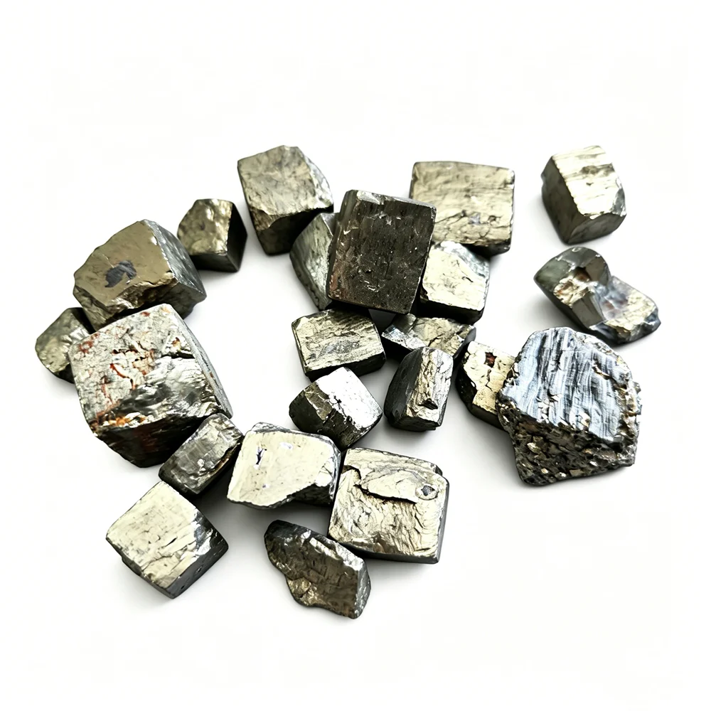 Natural Pyrite Stone Fool's Gold Crystal for Home Decor Irregular Ore Mineral Collection Teaching Specimen Gemstone Ornaments