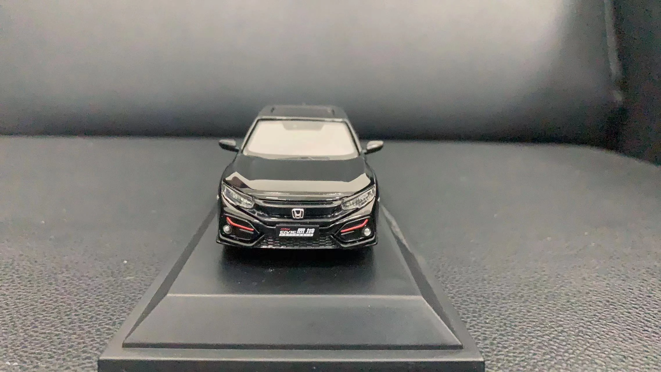 Dongfeng Honda, Schrägheck, Civic, schwarzes Automodell, Original 1.: 43 Legierungssimulationsspielzeugautomodell